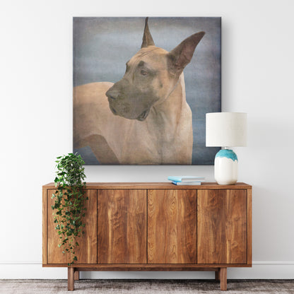 Buy Otis III Canvas Wall Art | Shop Great Dane Wall Art | Roscoe & Charlie