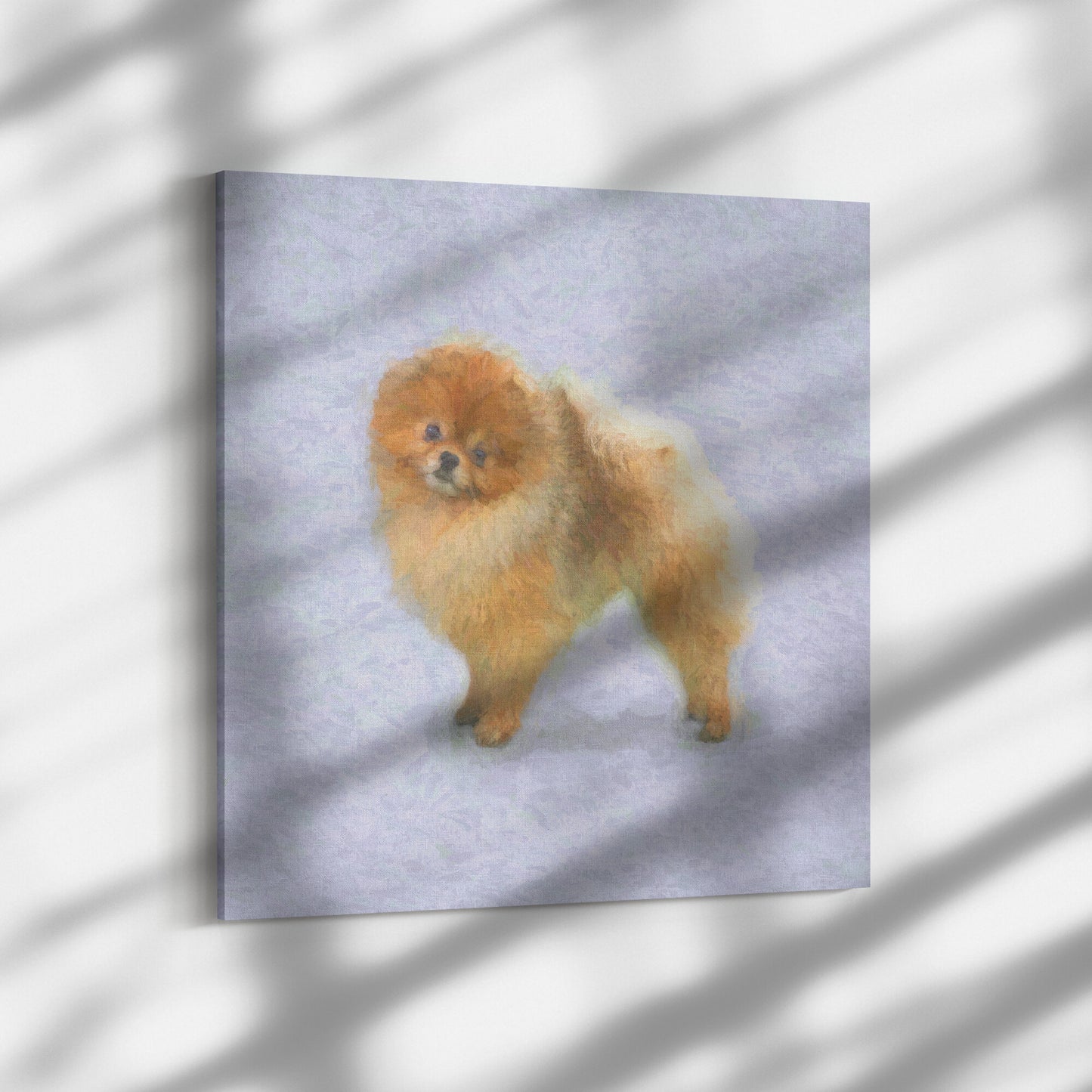 Buy Pebbles III Gallery Canvas | Shop Pomeranian Dog Art | Roscoe & Charlie