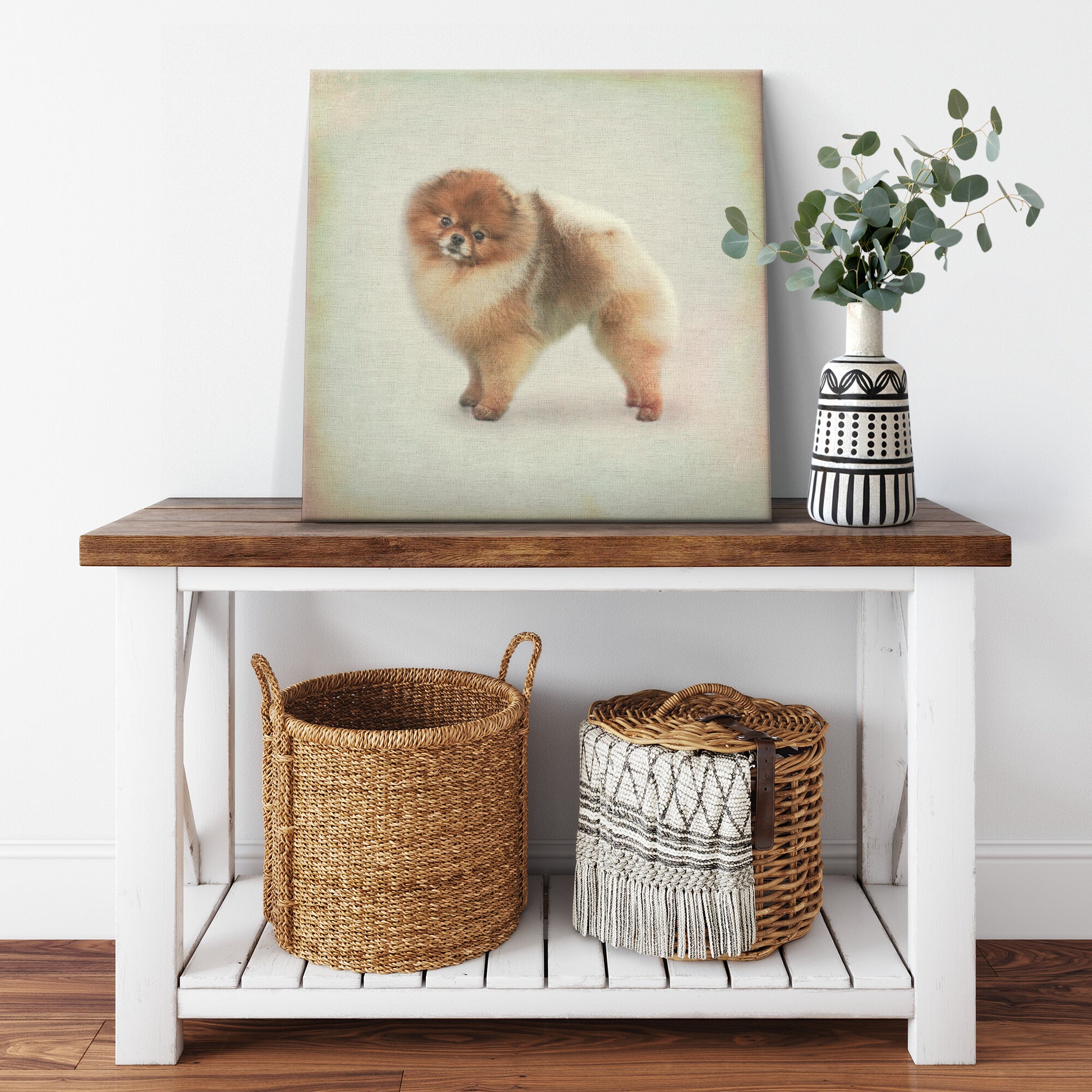 Buy Pebbles IV Gallery Canvas | Shop Pomeranian Wall Art | Roscoe & Charlie