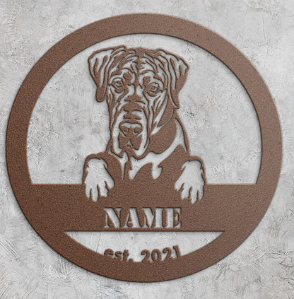 Buy Personalized Great Dane Metal Wall Art, Great Great Dane Gift