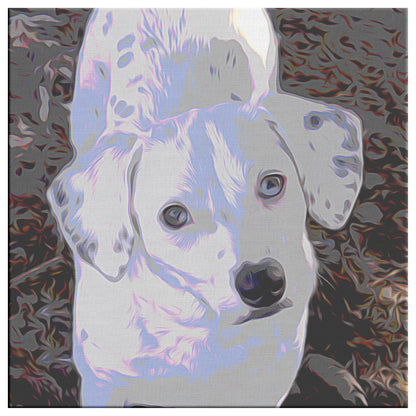 Buy Polka II Gallery Canvas | Shop All-American Dog Art | Roscoe & Charlie