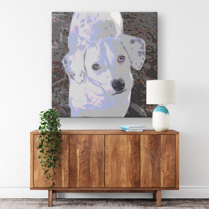 Buy Polka II Gallery Canvas | Shop All-American Dog Art | Roscoe & Charlie