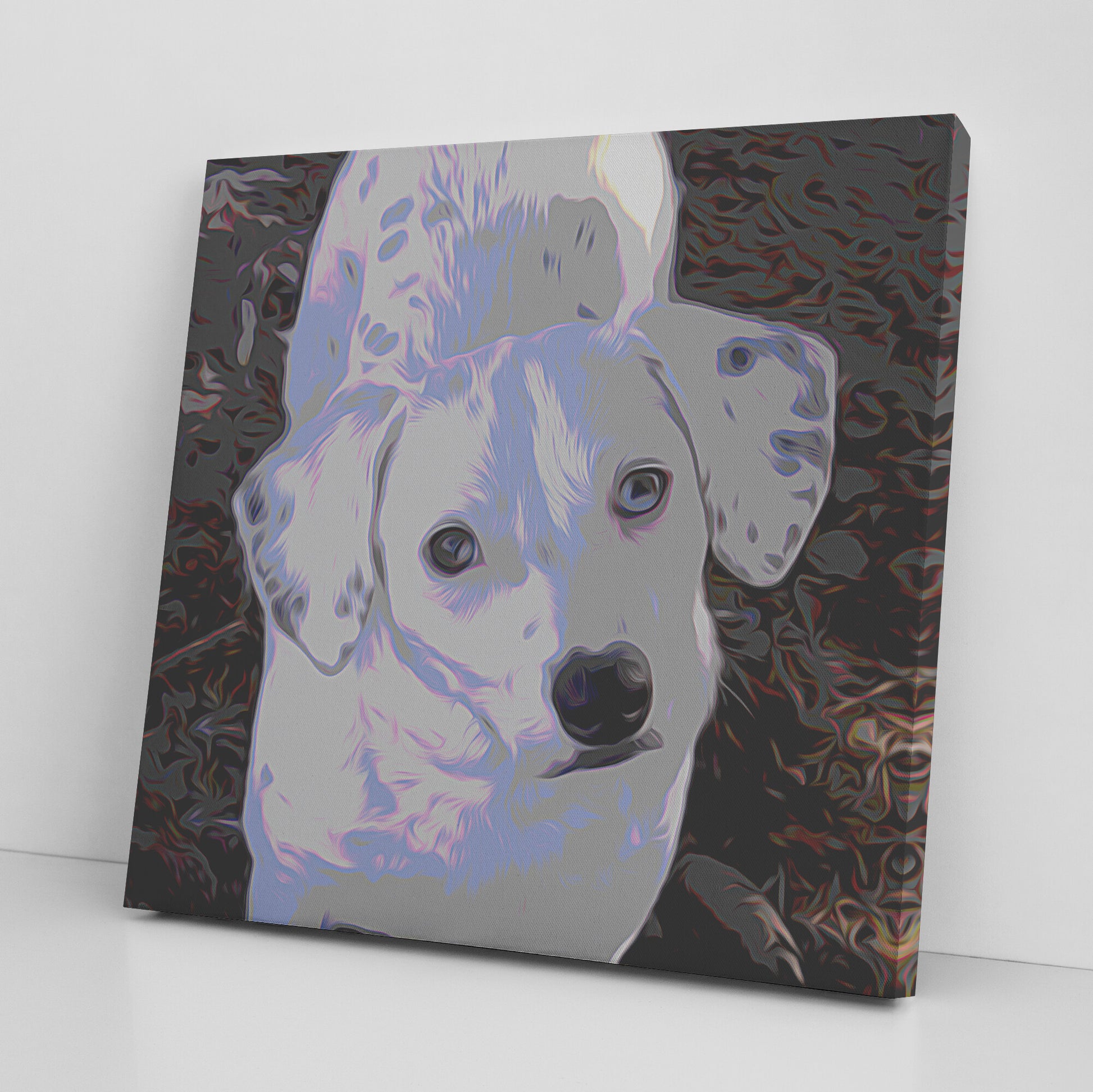 Buy Polka II Gallery Canvas | Shop All-American Dog Art | Roscoe & Charlie