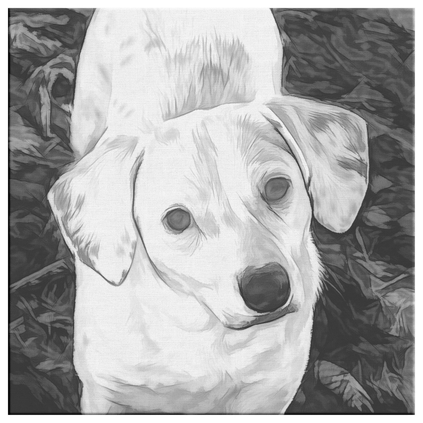 Buy Polka IV Gallery Canvas | Shop for All-American Dog Art | Roscoe & Charlie