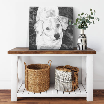 Buy Polka IV Gallery Canvas | Shop for All-American Dog Art | Roscoe & Charlie