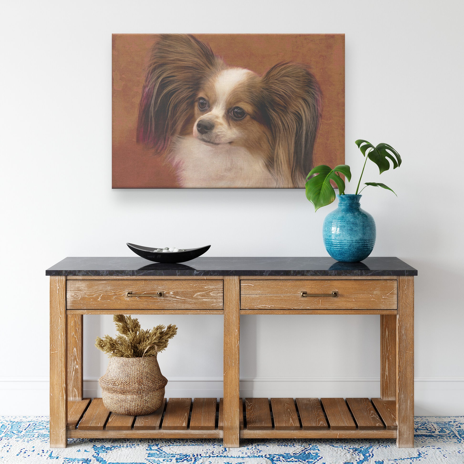 Buy Poppy IV Gallery Canvas | Shop Papillon Wall Art | Roscoe & Charlie