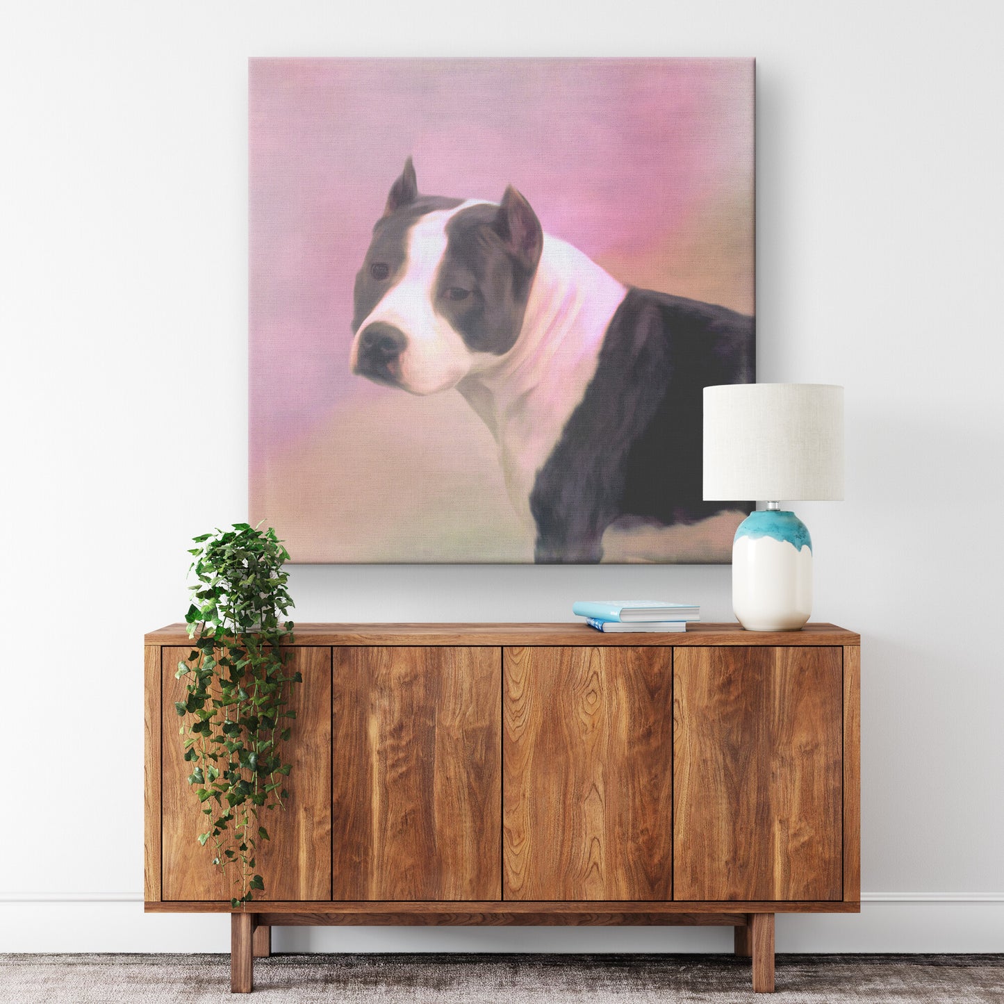 Buy Prince I Gallery Canvas | Shop for Pit Bull Wall Art | Roscoe & Charlie