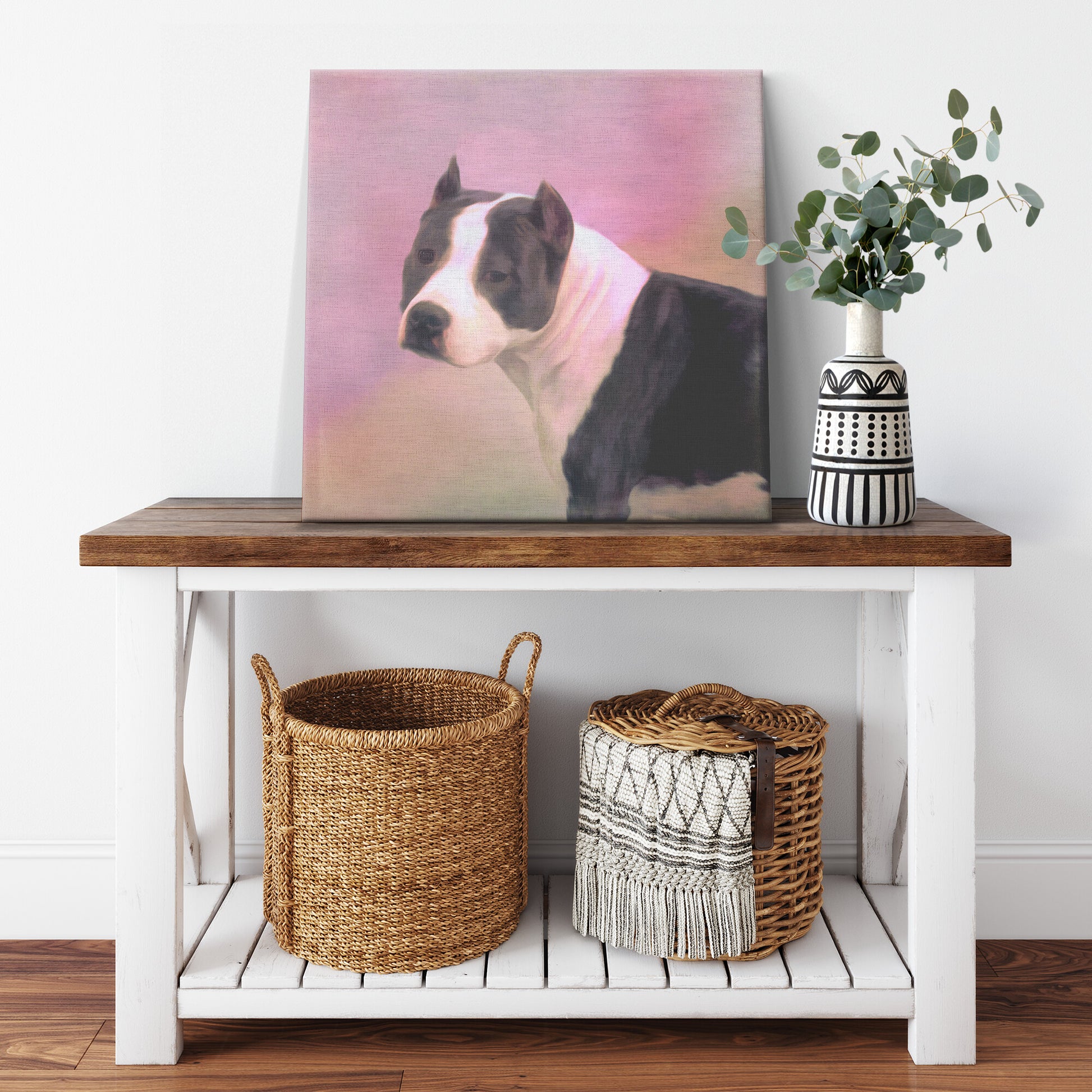 Buy Prince I Gallery Canvas | Shop for Pit Bull Wall Art | Roscoe & Charlie