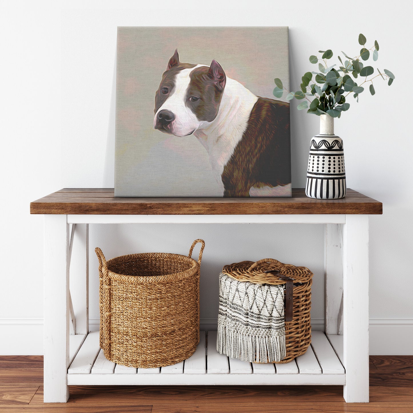 Buy Prince III Gallery Canvas | Shop Pit Bull Wall Art | Roscoe & Charlie