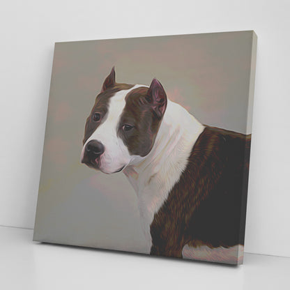 Buy Prince III Gallery Canvas | Shop Pit Bull Wall Art | Roscoe & Charlie