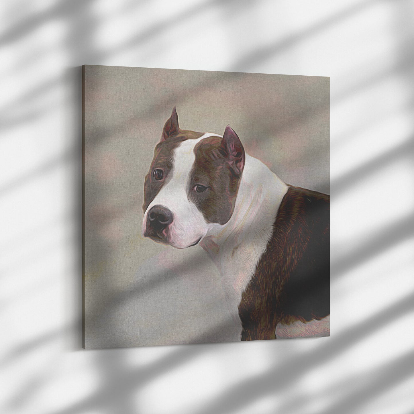 Buy Prince III Gallery Canvas | Shop Pit Bull Wall Art | Roscoe & Charlie