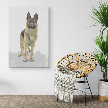 Buy Rocky II Gallery Canvas | Shop for German Shepherd Wall Art | Roscoe & Charlie