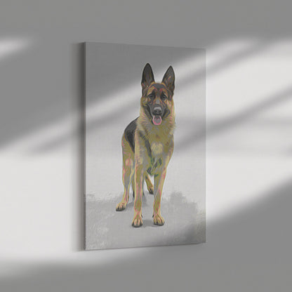 Buy Rocky II Gallery Canvas | Shop for German Shepherd Wall Art | Roscoe & Charlie