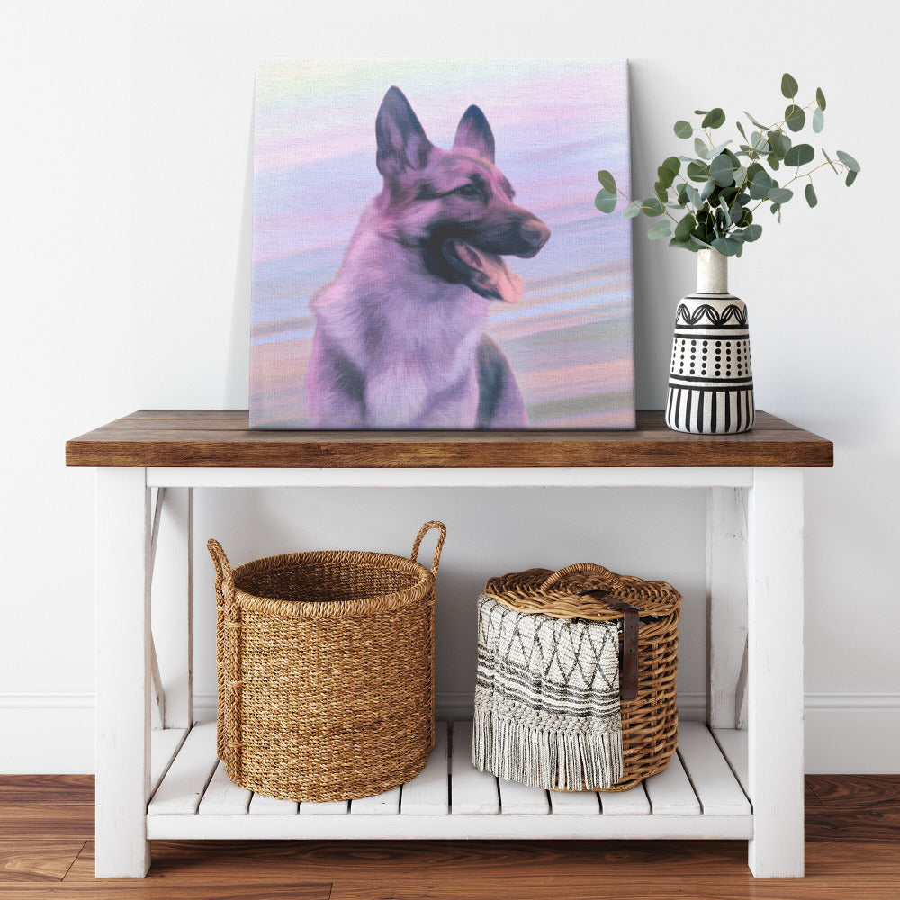 Buy Rocky VI Gallery Canvas | Shop for German Shepherd Wall Art | Roscoe & Charlie