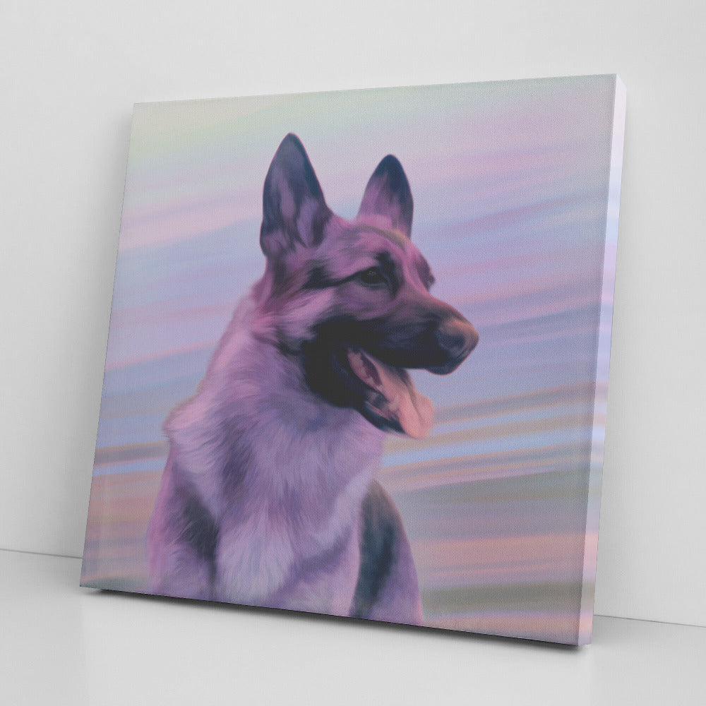 Buy Rocky VI Gallery Canvas | Shop for German Shepherd Wall Art | Roscoe & Charlie