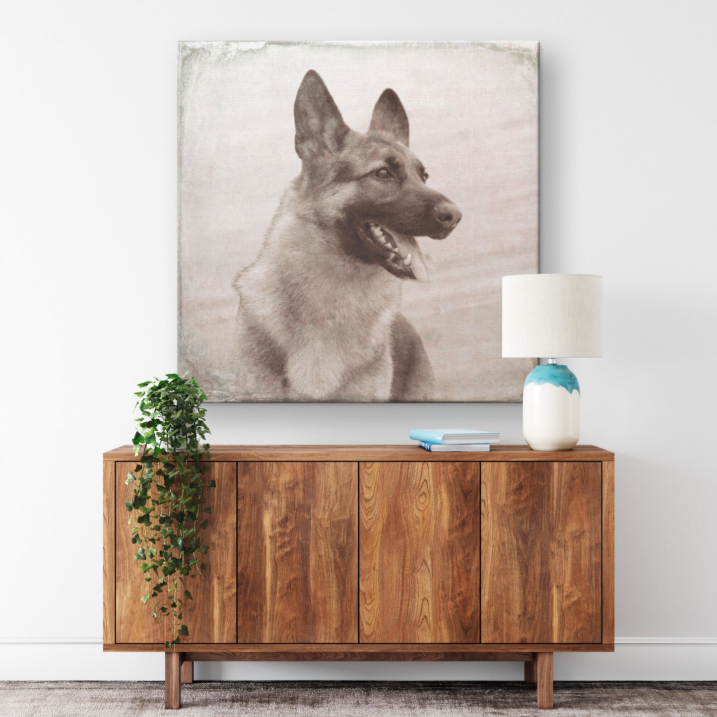 Buy Rocky VII Gallery Canvas | Shop German Shepherd Wall Art | Roscoe & Charlie