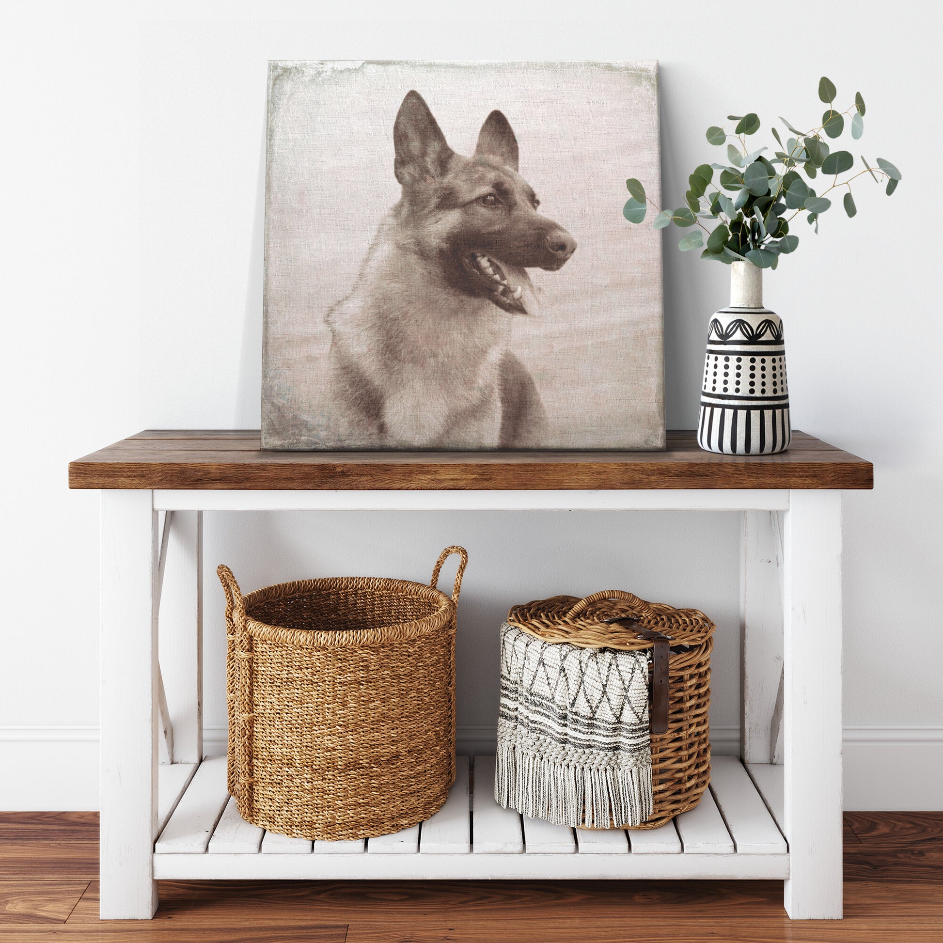 Buy Rocky VII Gallery Canvas | Shop German Shepherd Wall Art | Roscoe & Charlie