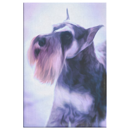 Buy Schatze I Gallery Canvas | Shop Schnauzer Wall Art | Roscoe & Charlie