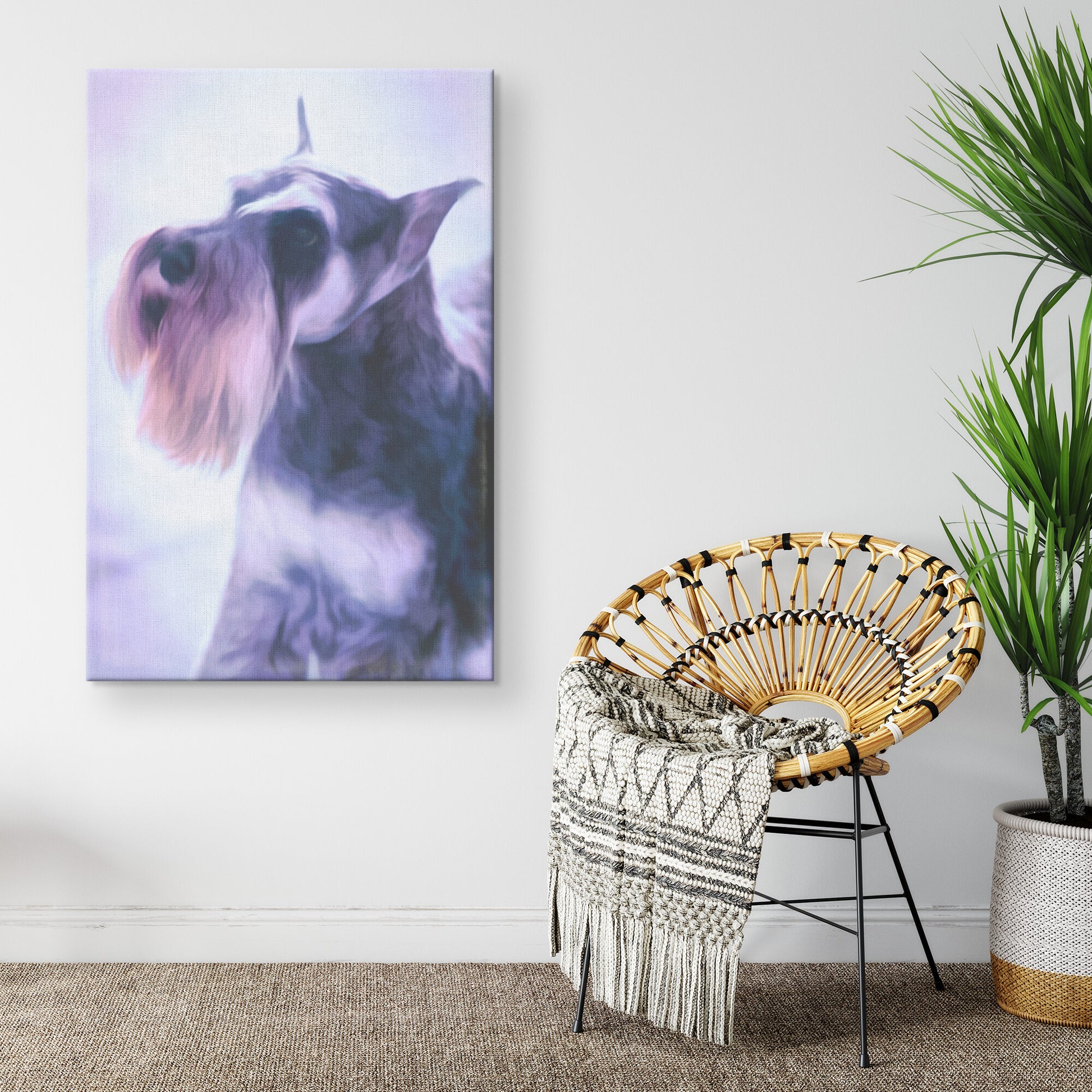 Buy Schatze I Gallery Canvas | Shop Schnauzer Wall Art | Roscoe & Charlie