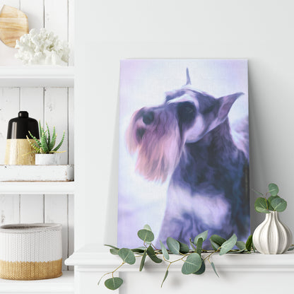 Buy Schatze I Gallery Canvas | Shop Schnauzer Wall Art | Roscoe & Charlie