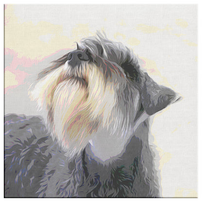 Buy Schroeder IV Gallery Canvas | Shop for Schnauzer Wall Art | Roscoe & Charlie