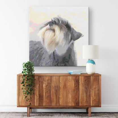 Buy Schroeder IV Gallery Canvas | Shop for Schnauzer Wall Art | Roscoe & Charlie