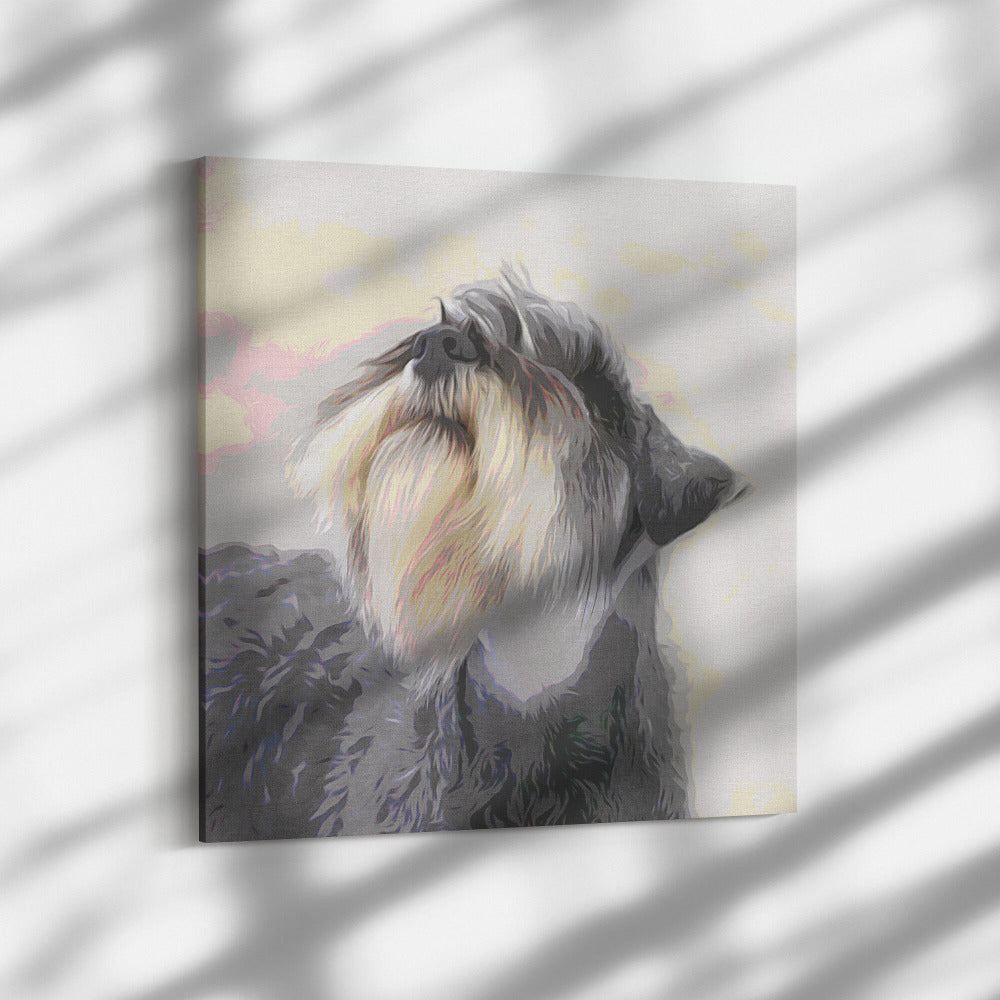 Buy Schroeder IV Gallery Canvas | Shop for Schnauzer Wall Art | Roscoe & Charlie