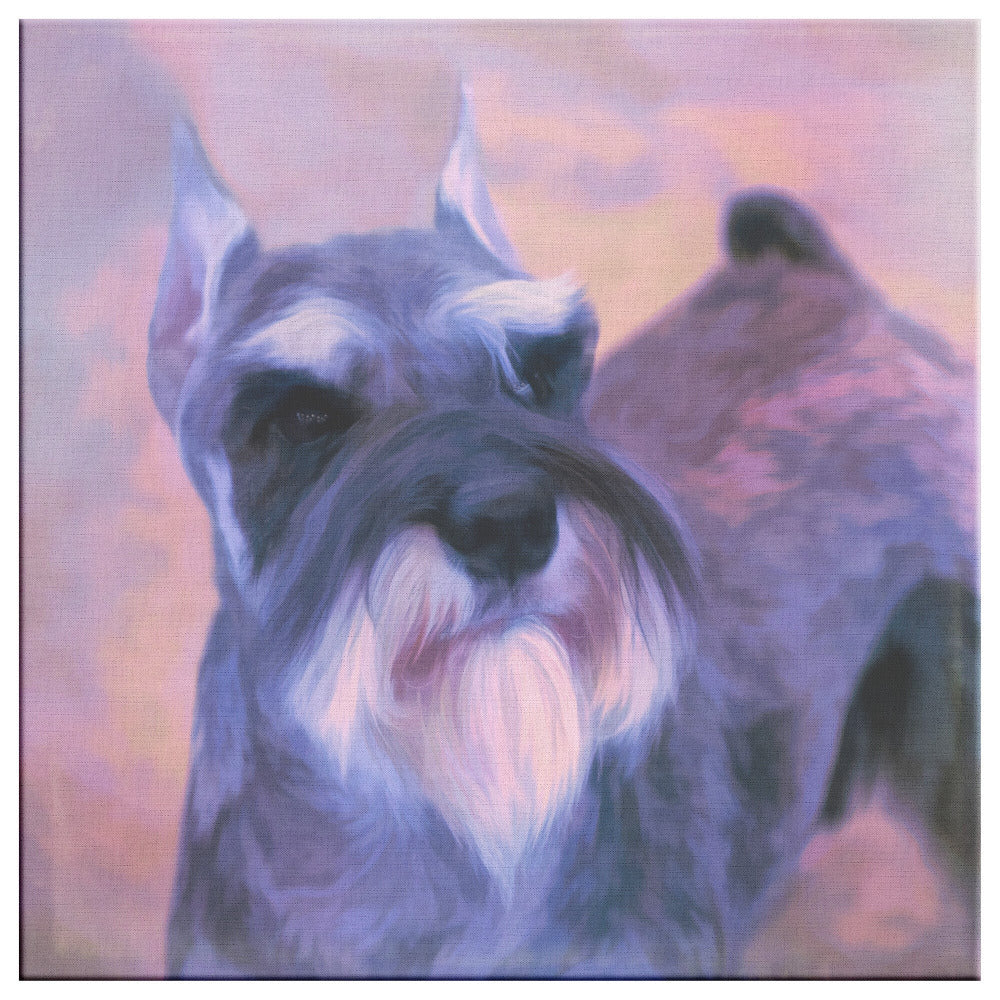 Buy Schroeder I Gallery Canvas | Shop for Schnauzer Wall Art | Roscoe & Charlie