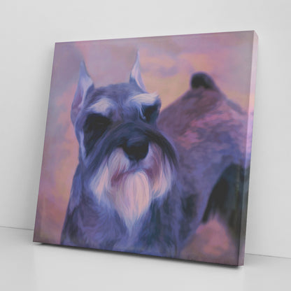 Buy Schroeder I Gallery Canvas | Shop for Schnauzer Wall Art | Roscoe & Charlie