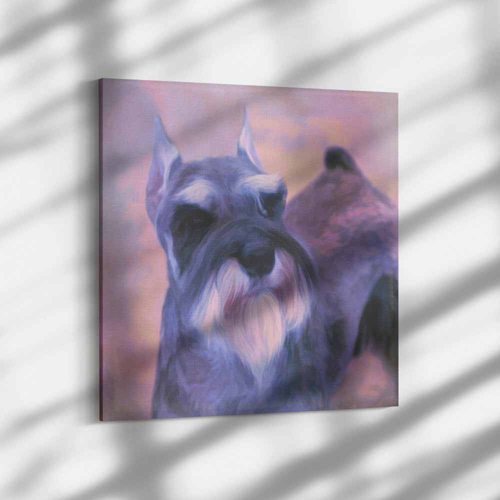 Buy Schroeder I Gallery Canvas | Shop for Schnauzer Wall Art | Roscoe & Charlie