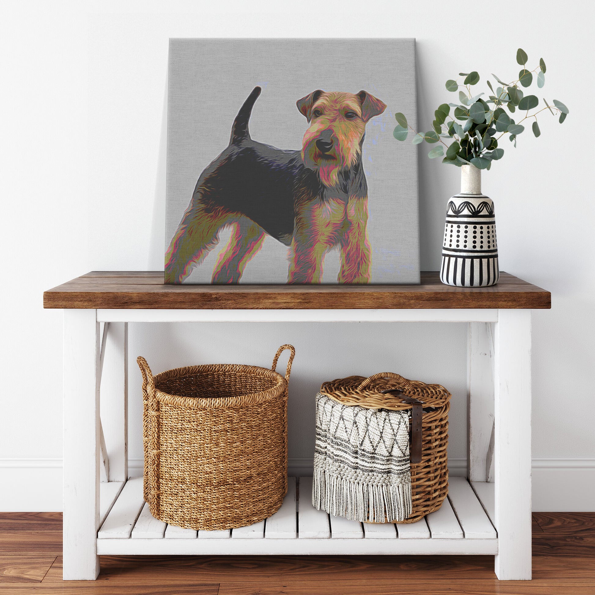 Buy Scout II Gallery Canvas | Shop Welsh Terrier Art | Roscoe & Charlie