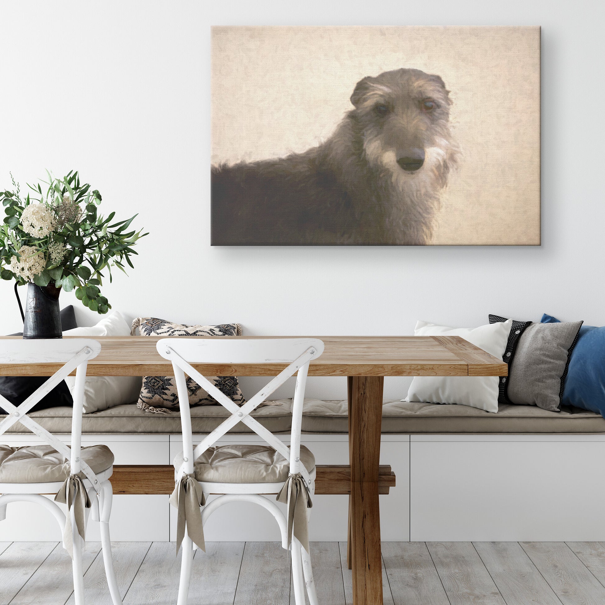 Buy Seamus II Gallery Canvas | Shop Irish Wolfhound Art | Roscoe & Charlie