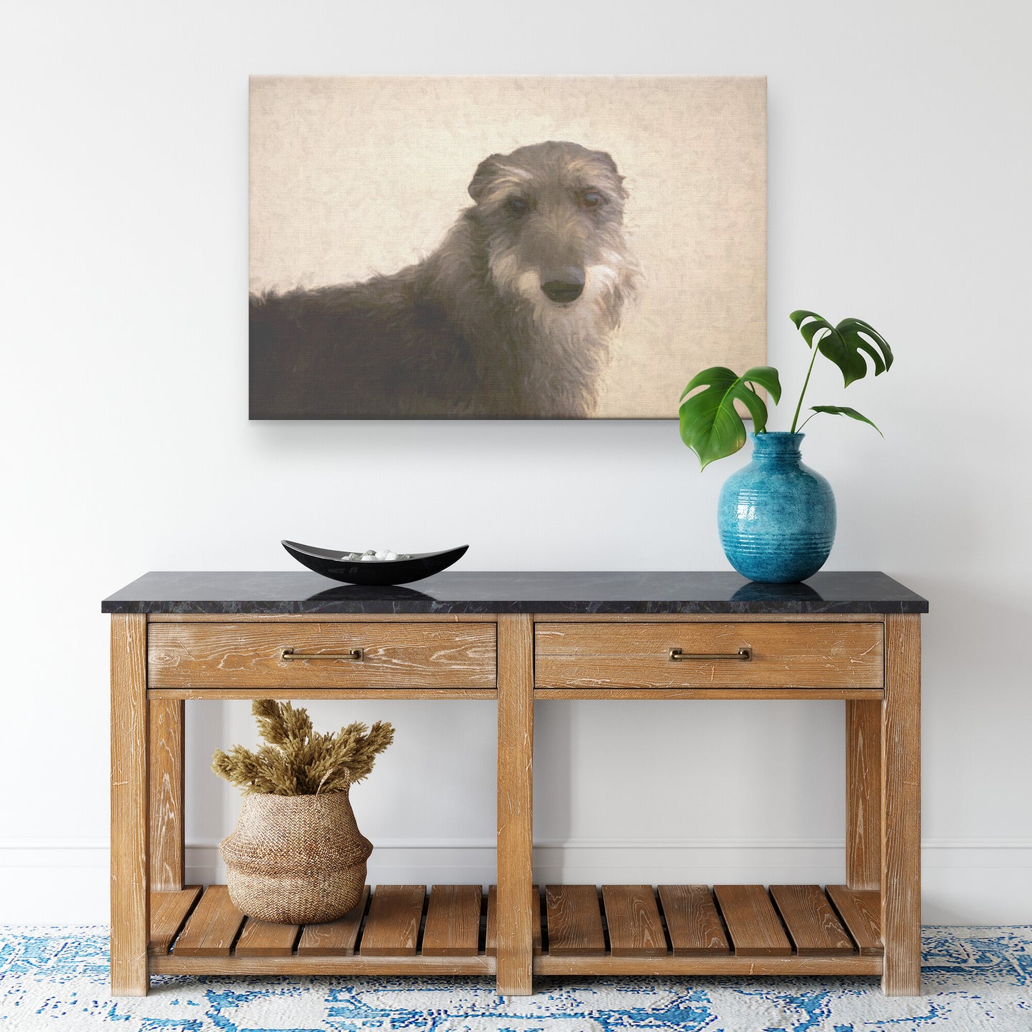 Buy Seamus II Gallery Canvas | Shop Irish Wolfhound Art | Roscoe & Charlie