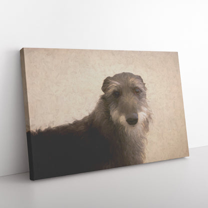 Buy Seamus II Gallery Canvas | Shop Irish Wolfhound Art | Roscoe & Charlie