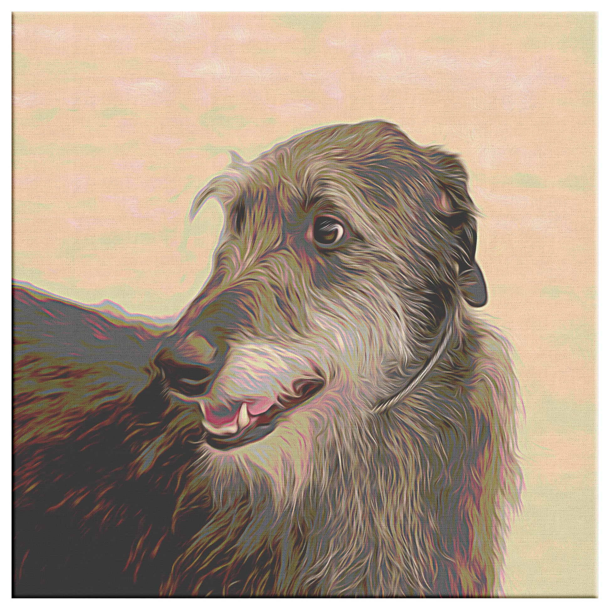 Buy Seamus IV Gallery Canvas | Shop for Irish Wolfhound Wall Art | Roscoe & Charlie