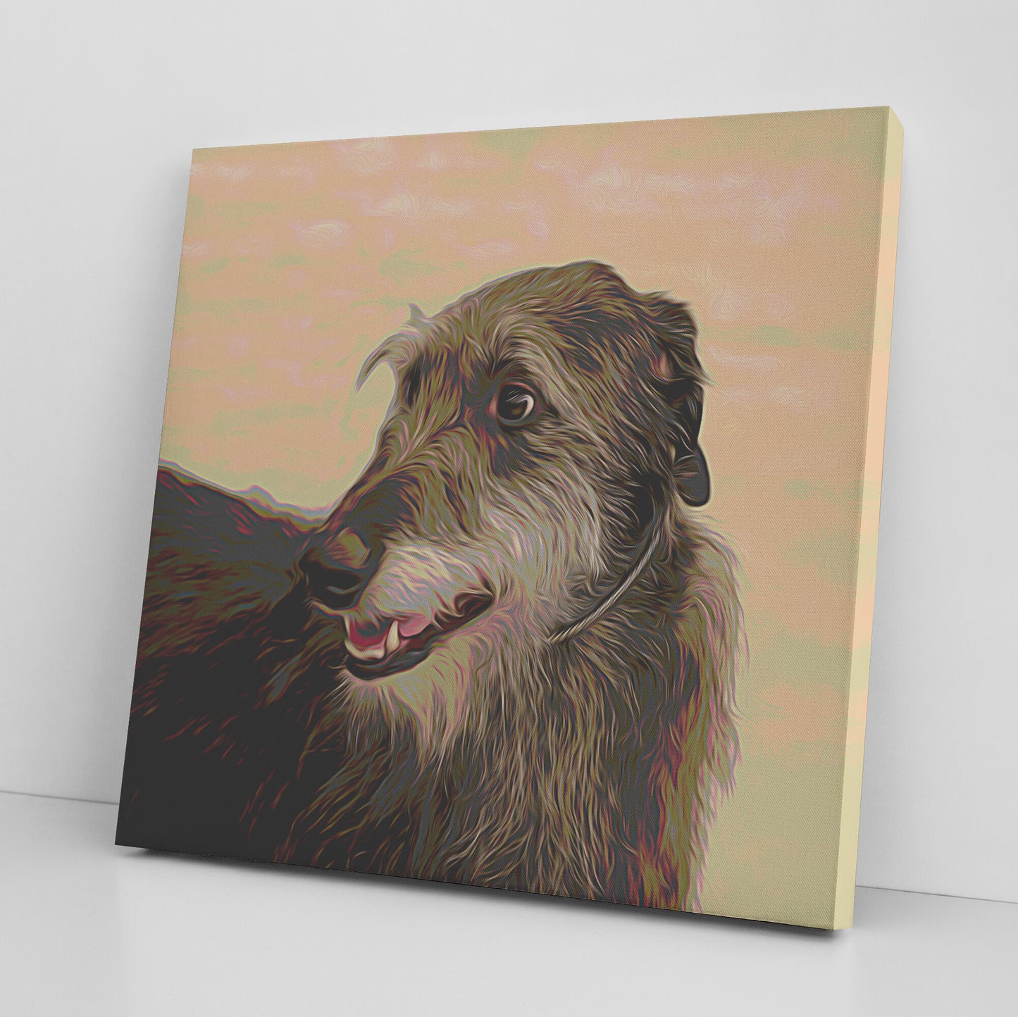 Buy Seamus IV Gallery Canvas | Shop for Irish Wolfhound Wall Art | Roscoe & Charlie