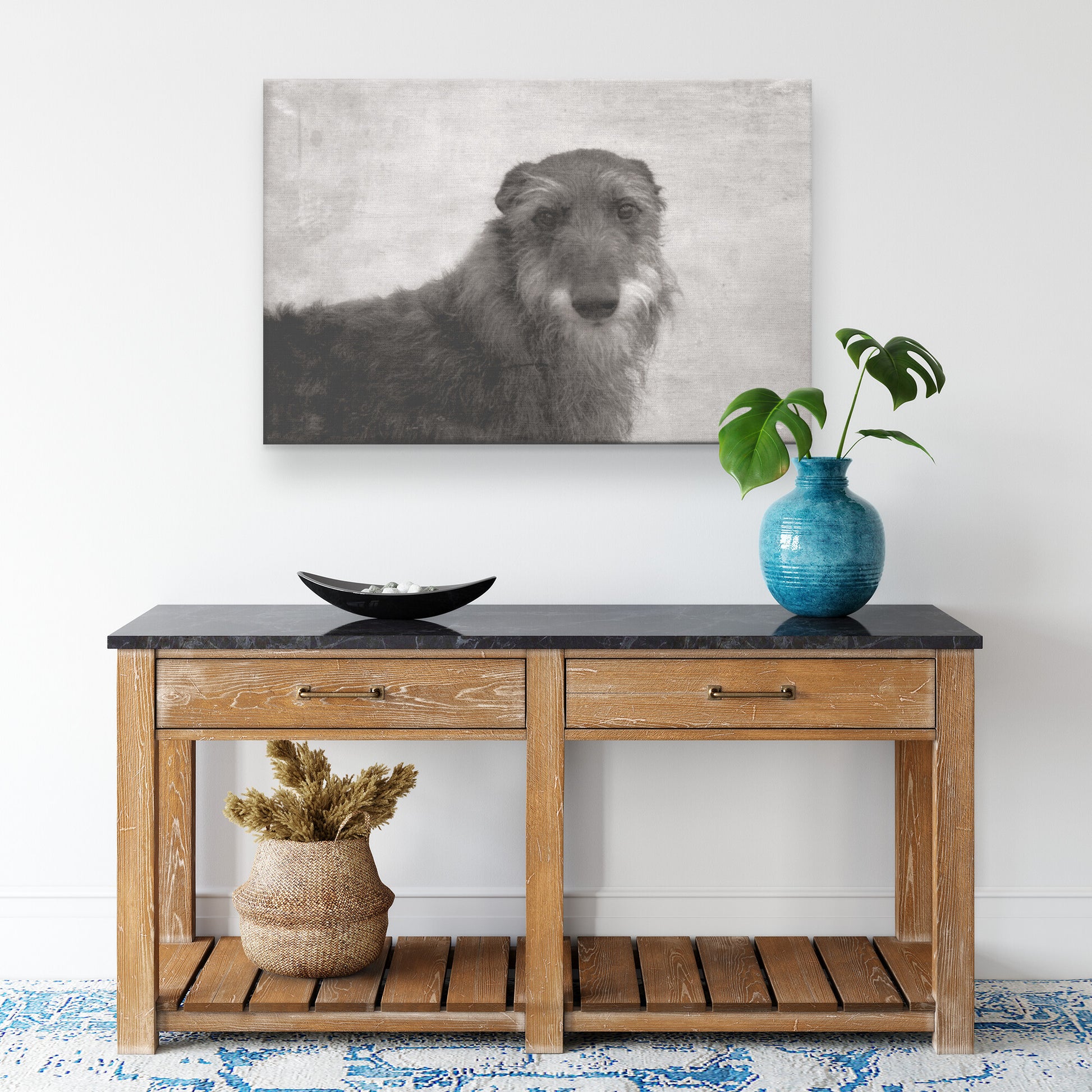 Buy Seamus VII Gallery Canvas | Shop for Irish Wolfhound Wall Art | Roscoe & Charlie