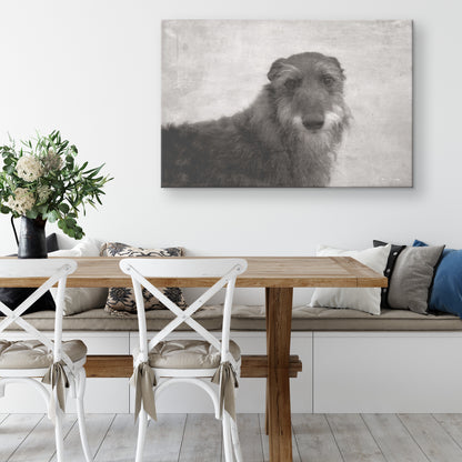 Buy Seamus VII Gallery Canvas | Shop for Irish Wolfhound Wall Art | Roscoe & Charlie