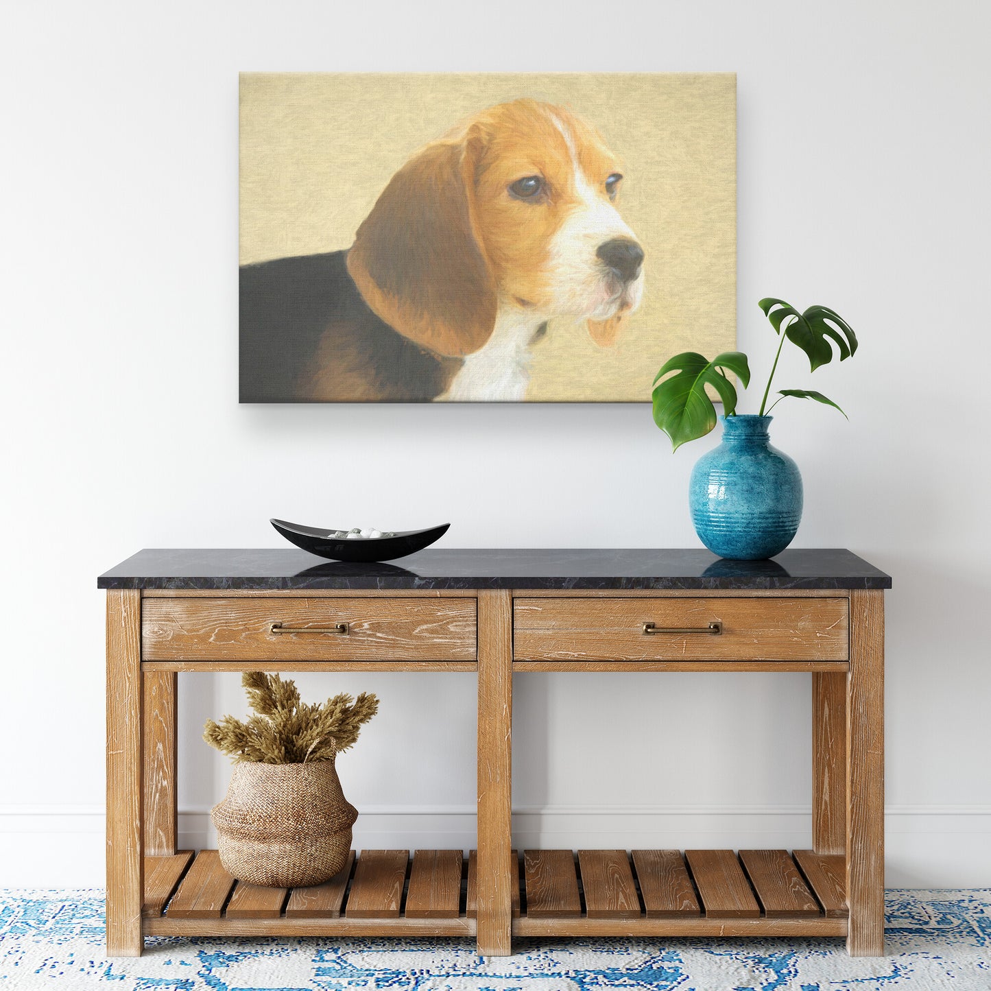 Buy Skipper III Gallery Canvas | Shop Beagle Wall Art | Roscoe & Charlie