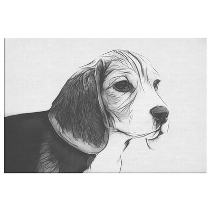 Buy Skipper VII Gallery Canvas | Shop Beagle Wall Art | Roscoe & Charlie