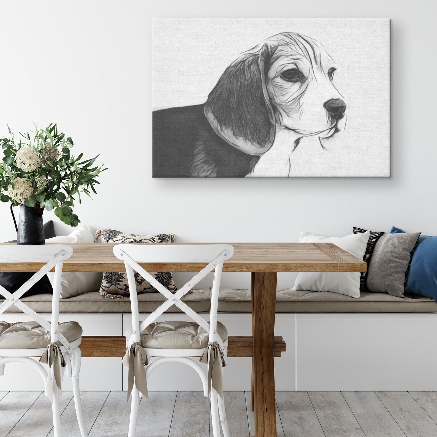 Buy Skipper VII Gallery Canvas | Shop Beagle Wall Art | Roscoe & Charlie