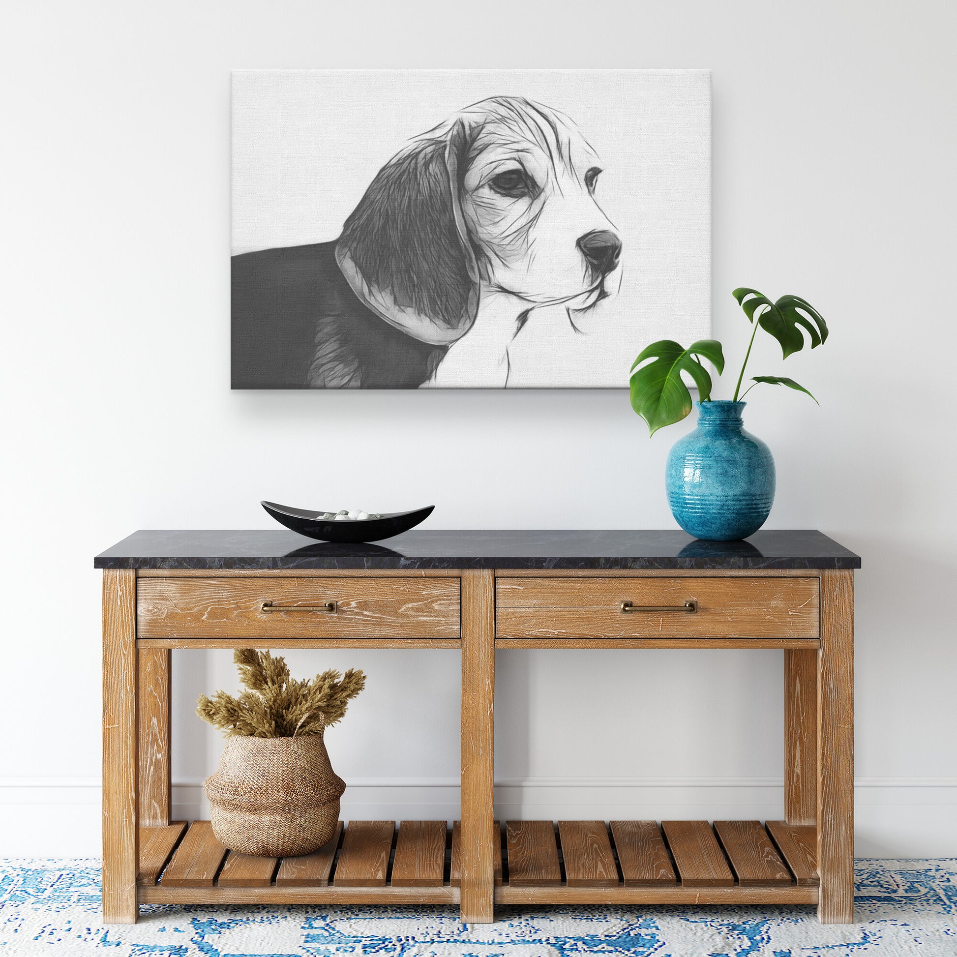 Buy Skipper VII Gallery Canvas | Shop Beagle Wall Art | Roscoe & Charlie