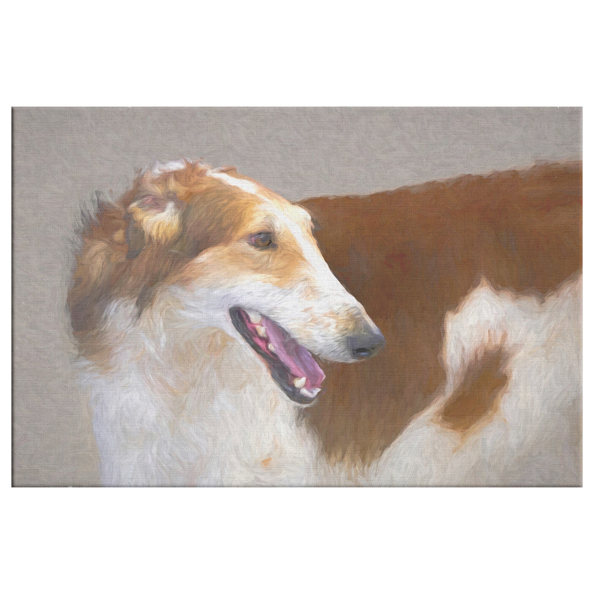 Buy Tasha II Gallery Canvas | Shop Borzoi Dog Art | Roscoe & Charlie