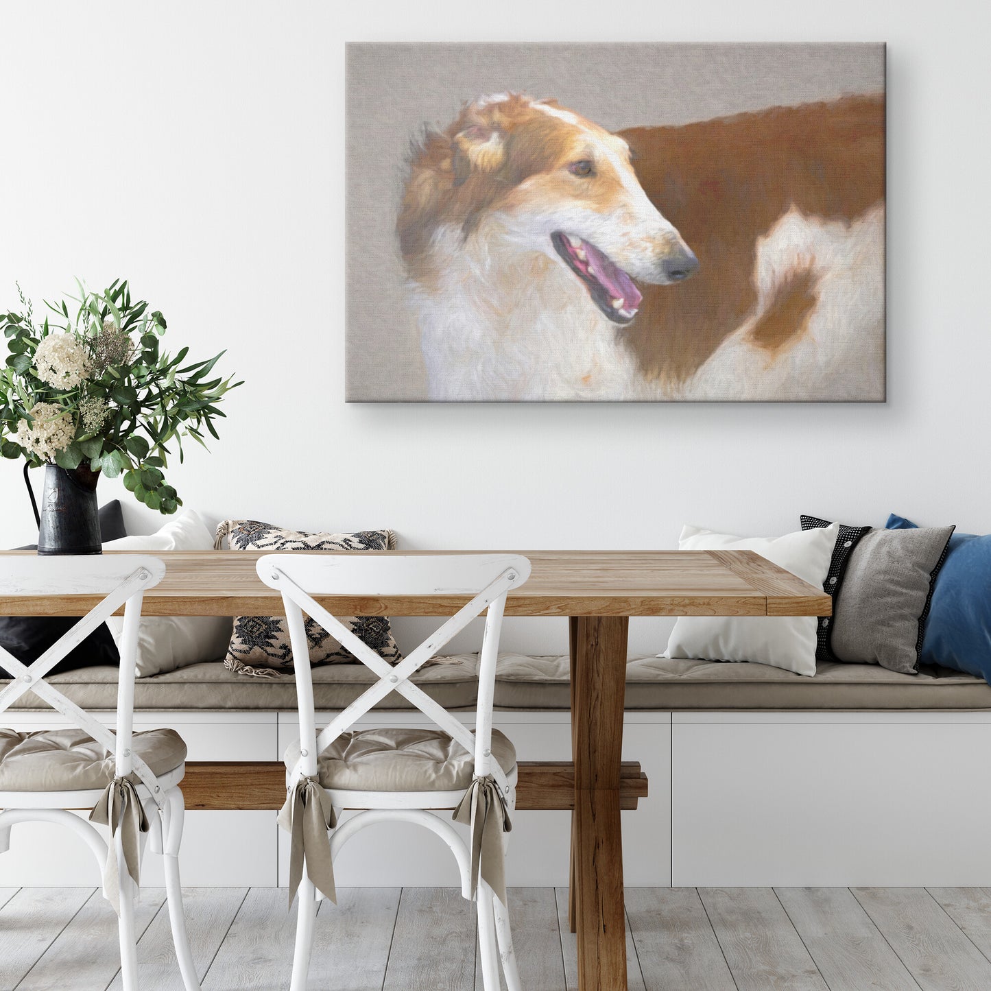 Buy Tasha II Gallery Canvas | Shop Borzoi Dog Art | Roscoe & Charlie