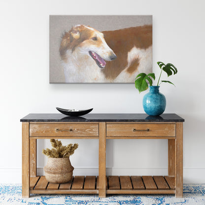 Buy Tasha II Gallery Canvas | Shop Borzoi Dog Art | Roscoe & Charlie