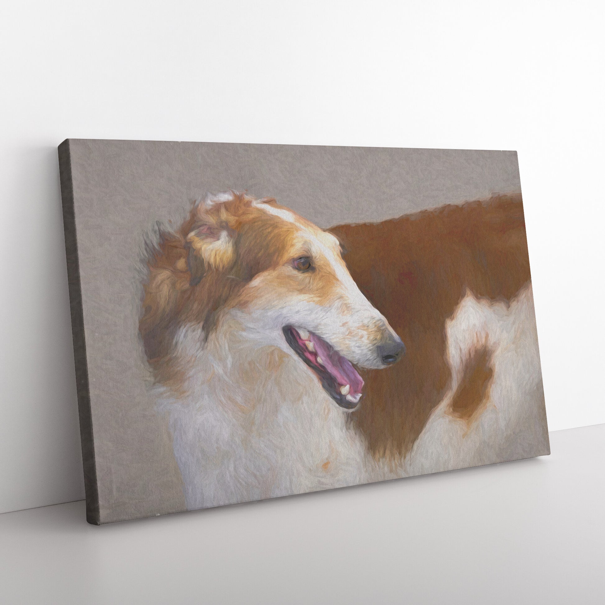 Buy Tasha II Gallery Canvas | Shop Borzoi Dog Art | Roscoe & Charlie