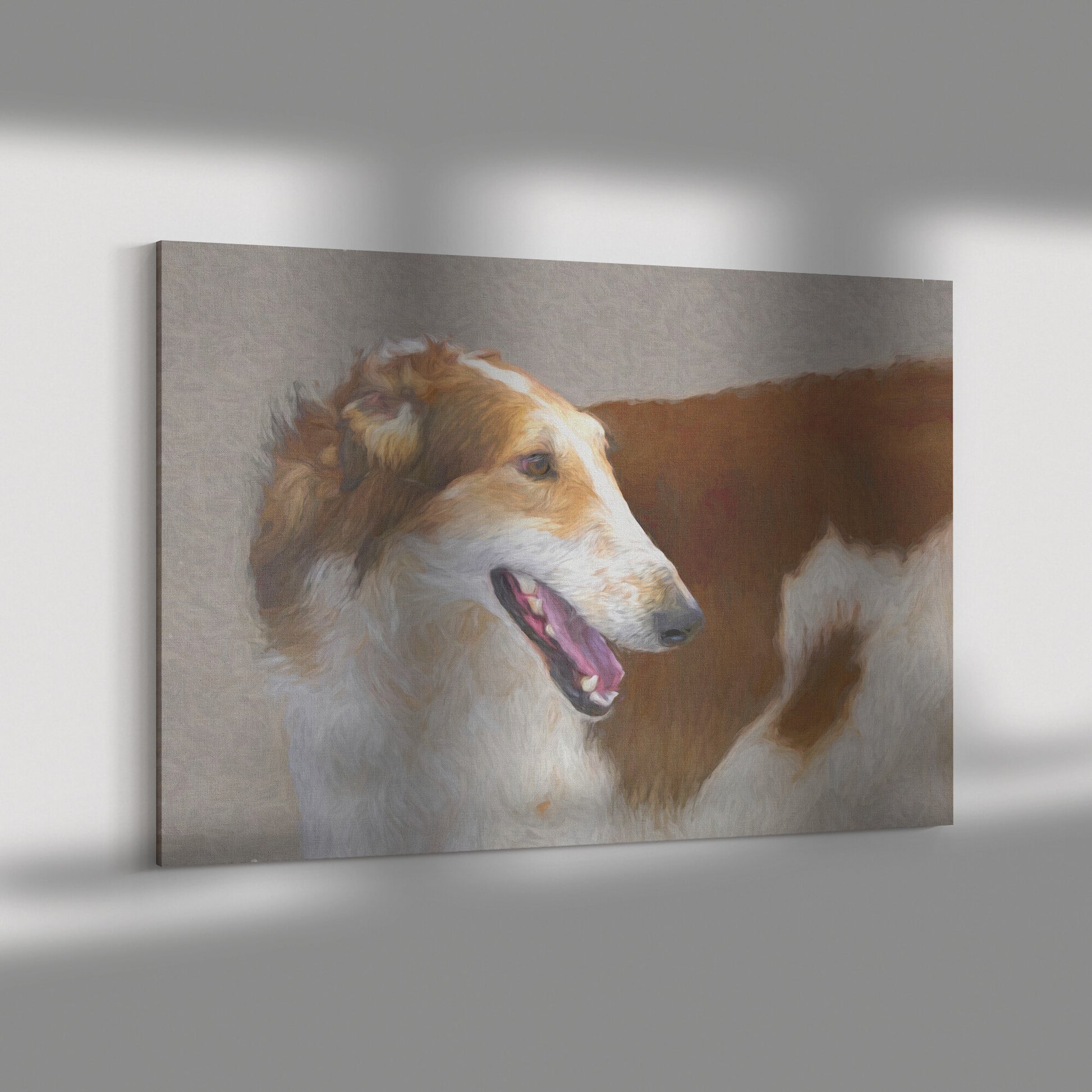 Buy Tasha II Gallery Canvas | Shop Borzoi Dog Art | Roscoe & Charlie