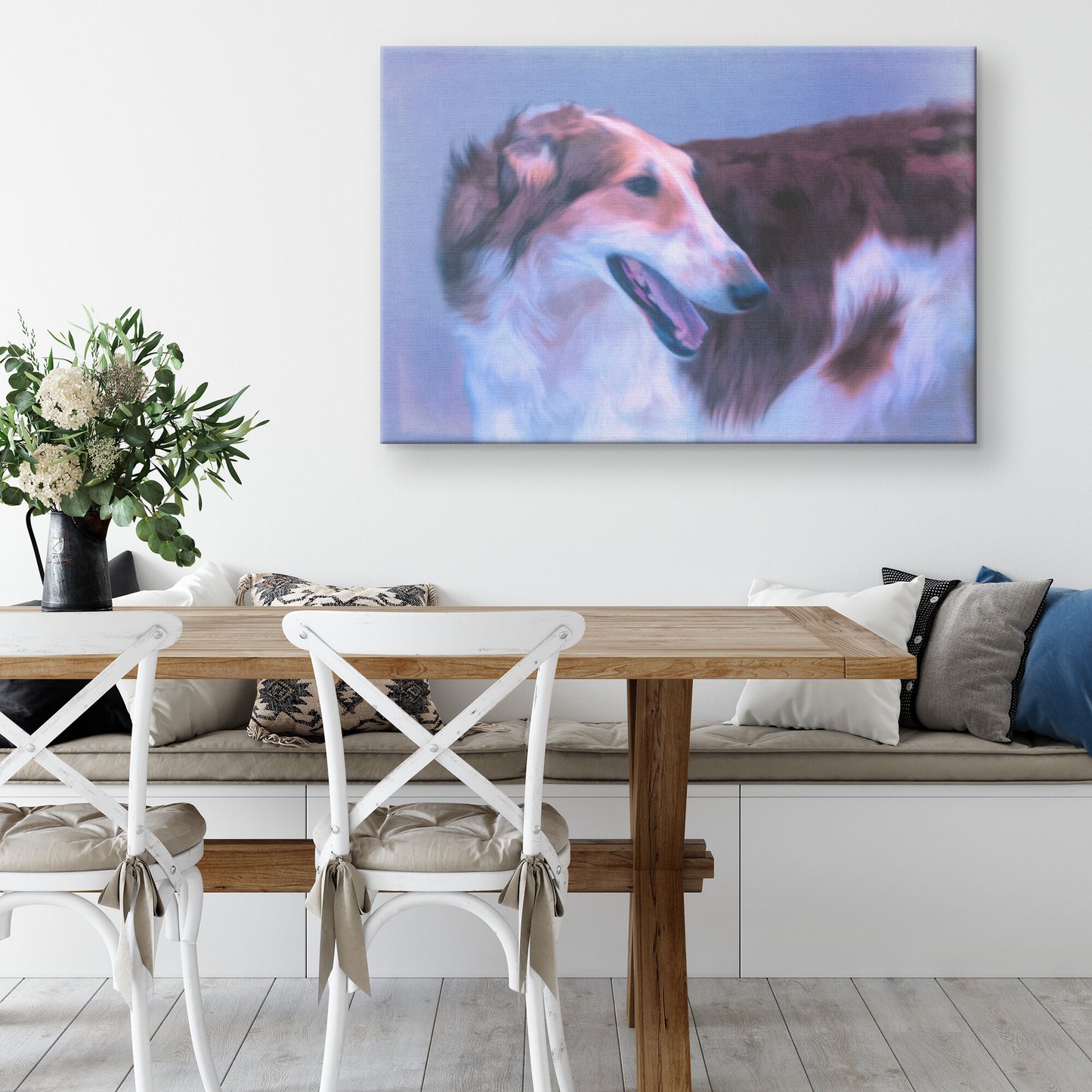 Buy Tasha I Gallery Canvas | Shop Borzoi Canvas Wall Art | Roscoe & Charlie