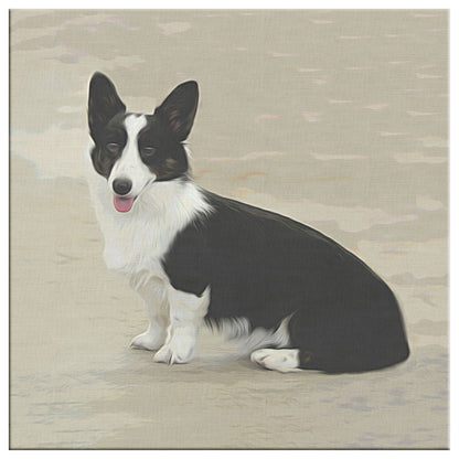 Buy Toby I Gallery Canvas | Shop for Corgi Wall Art | Roscoe & Charlie