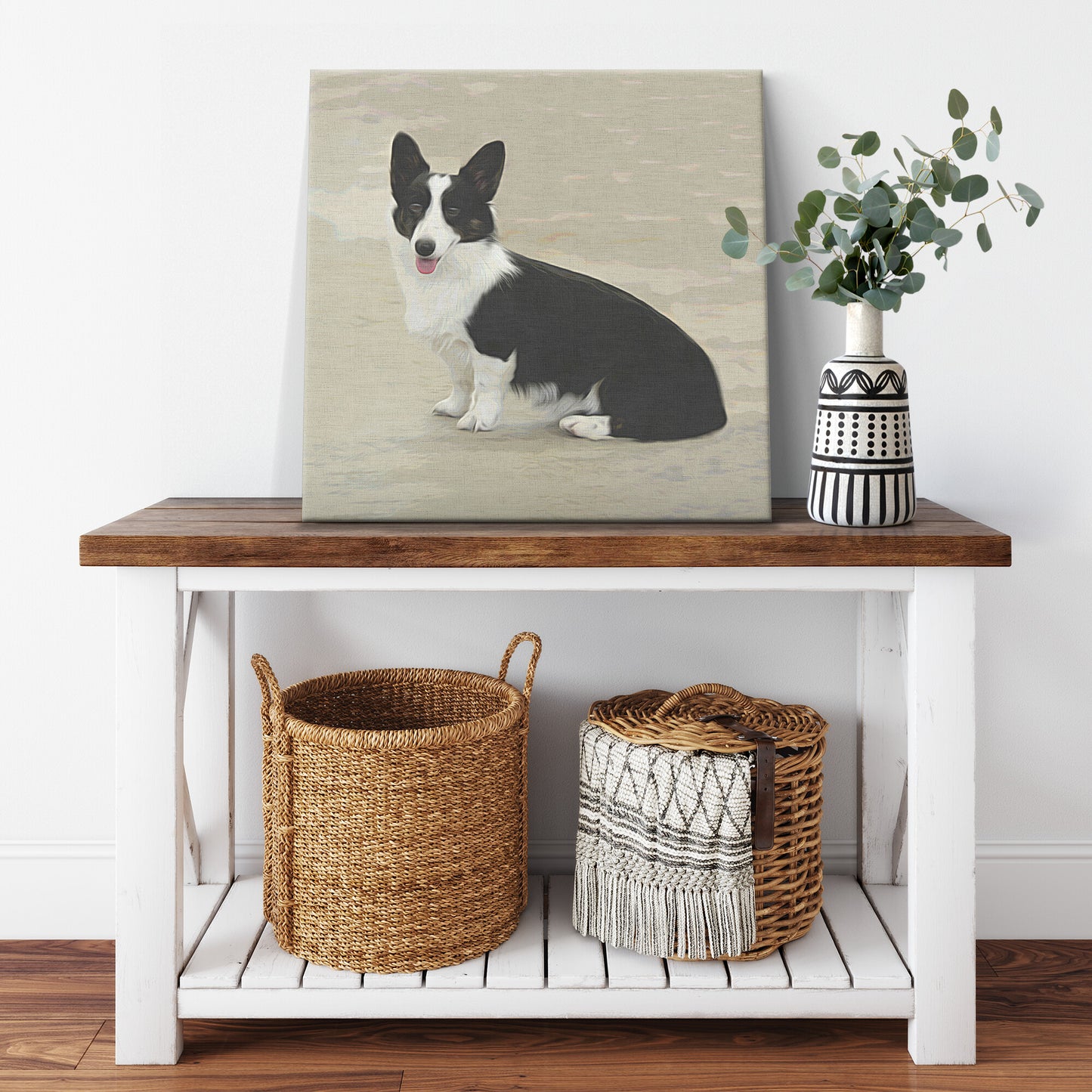 Buy Toby I Gallery Canvas | Shop for Corgi Wall Art | Roscoe & Charlie